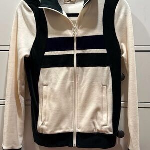 Tory Sport Black and Cream Sweatshirt